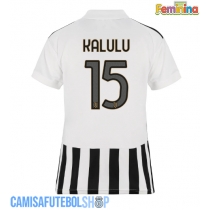 Camisa de time de futebol Juventus Pierre Kalulu #15 Replicas 1º Equipamento Feminina 2026-27 Manga Curta